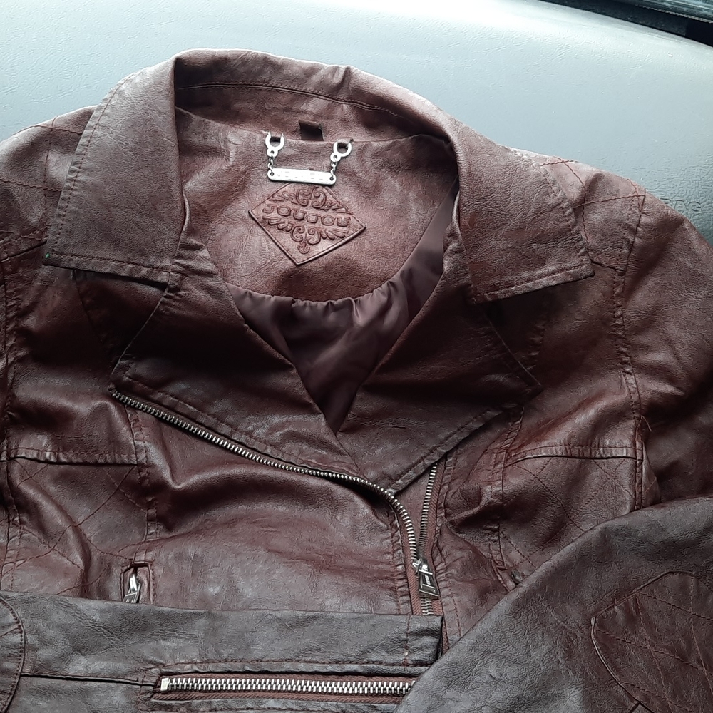 A leather jacket